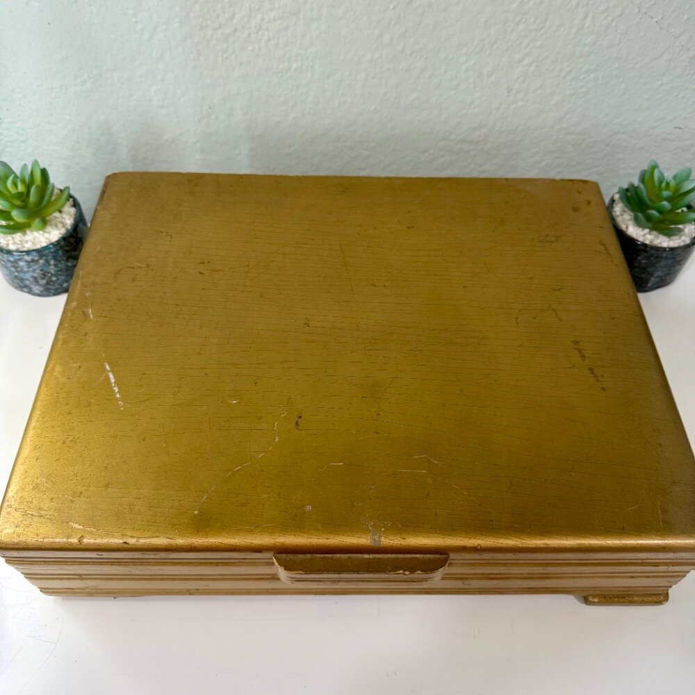 1920s Regal 54-pc set Gold by Dirilyte-Dirigold  w/ Box ~ ANTIQUE - Picture 15 of 17